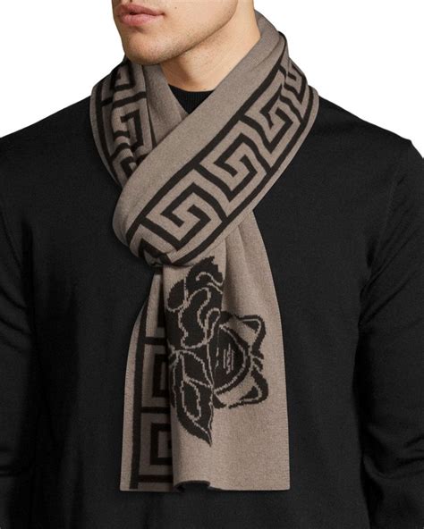 versace scarf black mens|Versace ties for sale.